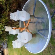 żyrandol retro, z czasów PRL