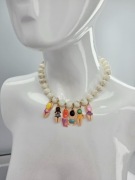 naszyjnik kolorowe charmsy ludziki bimba Y Lola zara  łańcuszek