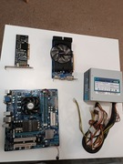 Podzespoły pc płyta główna, procesor, ram, zasilacz, grafika, dźwięk