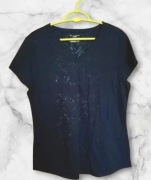 Granatowa sportowa koszulka t-shirt Rozmiar L