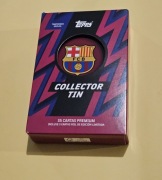 Topps FC Barcelona Collector Tin 2025/26 Oficjalny zestaw możliwy autograf