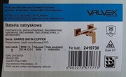 Bateria natryskowa Valvex Harris Satin Copper