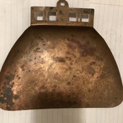 mosięż szufelek , łapacza okruszków, antyczny mato