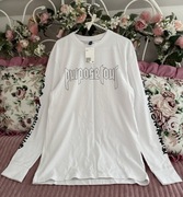 Bluza H&M purpose biała S Justin Bieber