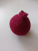 warzywa na szydełku Amigurumi -  granat 