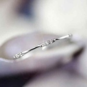 Pierścionek - sztuczna biżuteria - 18.80 mm wewnątrz
