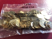 sprzedam  -26 woreczków monet 1 gr z  okresu 2000-2024