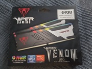 Pamięć RAM Patriot Viper Venom RGB DDR5 64GB (2x32GB) 6000MHz CL30 RGB