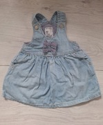 Sukienka niemowlęca jeansowa, R.80, reserved 