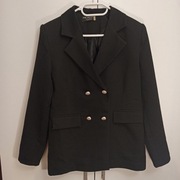 Damski czarny garnitur L