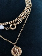 Naszyjnik potrójny Massimo Dutti 