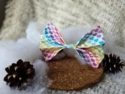 Muszka dla psa kota kokardka do obroży na gumce serduszka kolorowe