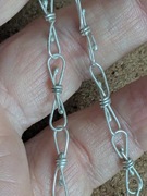 Naszyjnik łańcuch Cepelia Rytosztuka Prl