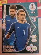 Giroud/Griezmann double trouble Russia 2018 panini