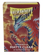 Protektory DS Small Matowe Outer przeźroczyste 60 