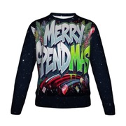 Sweter świąteczny bawełniany Merry Spendmas Street Lans