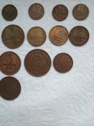 Zestaw monet ZSRR - 1, 2, 3, i 5 Kopiejek - 1961-1990 - oryginały CCCP.