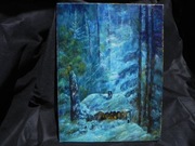 Obraz olejny ręcznie namalowany.