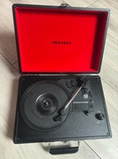 Gramofon na płyty vinylowe czarny w walizce przenośny nowy crosley