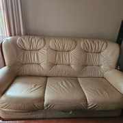 Sprzedam skórzany komplet