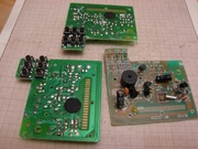 trzy moduły / płytki elektronicznego sygnalizatora 