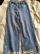 Zara 32, 152/158 cm, przetarcia, szerokie