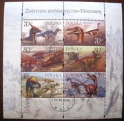 Dinozaury 3665 - 3670 z 2000 roku pełna guma