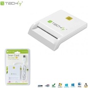 Czytnik Kart Chipowych Smart Card USB Techly
