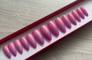 Ręcznie malowane sztuczne paznokcie, press on nails, tipsy handmade