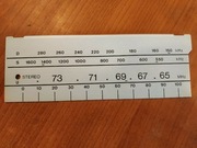 UNITRA ZRK radiomagnetofon RMS 451 skala 