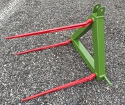 Okazja! KOMPLET 3 zęby! Widły do bel palet na tył ciągnika mocne!