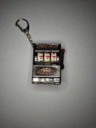 Brelok Jackpot do kluczy, mini automat do gry, zabawka antystresowa
