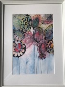 Obrazki z motywem abstrakcyjnych kwiatów 