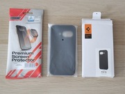 Etui Spigen Liquid Air + Folia matowa Grizz do Google Pixel 9a