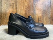 Czarne skórzane sandały Paul Green r.38,5