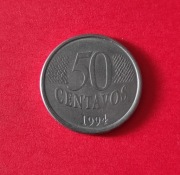 Moneta 50 centavo 1994, Brazylia