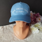 Nowa czapka damska San Francisco California – Niebieska, z metką  Primark