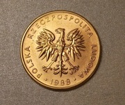 5  złotych 1988 r. 