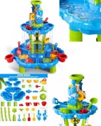Stolik Wodny i Piaskownica 2w1 Woopie – Fontanna + Akcesoria