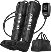 Kompresyjny masażer nóg Fit King FT-082A-S, masaż stóp, łydek, ud