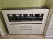 Kredens / komoda / szafka Klose Lifeline – Premium – Dąb kamienny/Biel 