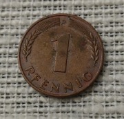 Niemcy RFN 1 pfennig 1967 D