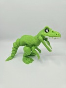Zielony Dinozaur 3D – Figurka Articulowana / Zabawka z ruchomymi elementami