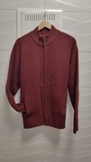 Sweter Peter Christian r. XL 100% wełna rozpinany