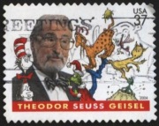 Znaczek używane Theodor Seuss Geisel pisarz 2004 z USA Stany Zjednoczone
