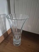 Wazon bohemia crystal grube szklo kwiat