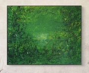 Oryginalny obraz akrylowy "Looking for my place"z certyfikatem i sygnaturą 