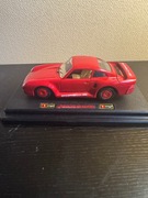 Model 1;24 Metalowy PORSCHE 959 TURBO samochód BBURAGO
