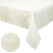 Obrus plamoodporny 110x160 kremowy