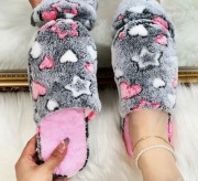 Bambosze kapcie damskie buty 41